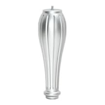 Karakoçaksesuar Pırlanta 30 Cm Vidalı Gümüş Plastik Sehpa ,Puf, Ayağı (4 Adet)