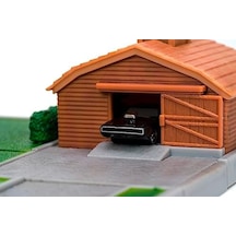 Jada Toys Hızlı Ve Öfkeli Nano Hollywood Rides Dom Toretto'nun Evini Sergileyen Diorama, İki Adet 1,65" Döküm Araba, Çocuklar Ve Yetişkinler İçin Oyuncaklar 33668