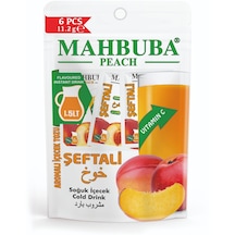 Mahbuba Şeftali Aromalı Toz İçecek 6 x 11.2 G