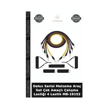 Delux Serisi Malzeme Araç Set Çok Amaçlı Çalışma Lastiği 4 Lastik Mb-19152 Çok Renkli