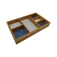 Bambum Boxy 6 Bölmeli Takı Kutusu Ahşap