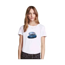Subaru Baskılı Beyaz Kadın Tshirt (534307420)