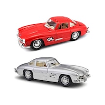 Burago 1/24 Ölçek 1954 Mercedes-benz 300 Sl Klasik Model Araba Kırmızı