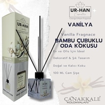 Vanilya Bambu Çubuklu Oda Kokusu 100 Ml Cam Şişe