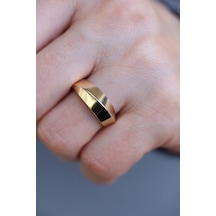 Yenigün Kuyumculuk 14 Ayar Altın Taşsız Bombeli Yüzük Yzk26504