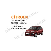 Citroen C3 Picasso Mpv Uzun Far Ampulü H1