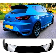 Seat Leon 2012-2013-2014 Mk3 5f Cupra Plastik Parlak Siyah Spoiler