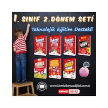 Kırmızı Beyaz Tekno 1.sınıf 2.dönem Seti 7 Kitap