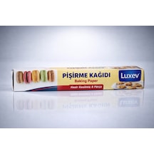 Luxev Pişirme Kağıdı Hazır Kesilmiş 8 Parça Yağlı Kağıt Fırın Kağıdı Baking Paper Beyaz