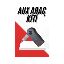 Tüm Cihazlara Uyumlu Bluetooth Aux Araç Kiti Siyah - Hs08377599-2447