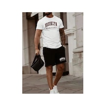 Alt/üst T-shirt Ve Şort Takımı Kod Alt174 Siyah