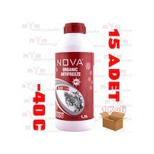 Nova -40 Derece Kırmızı G12 Antifriz 1.5Litre X15