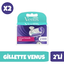 Gillette Venus Swirl Deluxe Smooth Kadın Tıraş Bıçağı 2 x 2'li