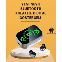 Led Ekranlı Kablosuz Kulaklık Gürültü Önleyici Mikrofon Ve Dokunmatik Özellikli Standart Led Ekranlı Kablosuz Kulaklık Gürültü Önleyici Mikrofon Ve Dokunmatik Özellikli Standart
