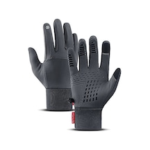 Ccgloball Eldivenler Binme Sıcak Polar Soğuk Geçirmez Su Geçirmez Dokunmatik Ekran Bisiklet Isınma Açık Havada Koşu Kayak Grim