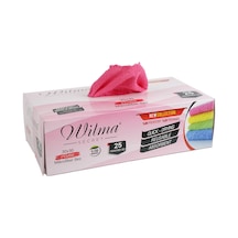 Wilma Secret Mikrofiber Temizlik Bezi Kutulu 25 Adet - Yeniden Kullanılabilir Mikrofiber Bezler 30x30cm 180gsm 2 Adet Şeffaf