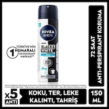 150 Ml Erkek Deodorant, Uzun Süreli Koruma İle Tazelik Sağlar