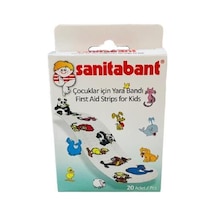 Sanitabant Kids Desenli Çocuk Yara Bandı 20'li