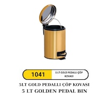 Dolumax Gold Pedallı Çöp Kovası 5 Litre