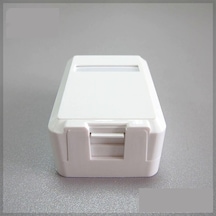 Boş 1 Port Keystone Jack Kutusu Rj45 -Rj11 Cat6 Sıva Üstü (533636128)