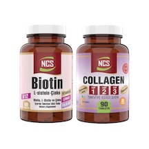 Ncs 90 Tablet Hidrolize Collagen Kolajen Type 1-2-3 Biotin 60Tb