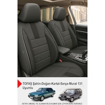 Oniks Serisi Tay Tüyü Kumaş Oto Koltuk Kılıfı Tofaş Kartal-şahin-doğan-serçe-tempra İle Uyumlu Füme