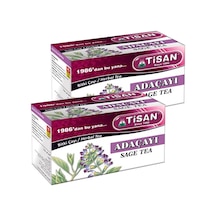 Tisan Adaçayı Bitki Süzen Poşet Çay 2'li 20 x 2.5 G