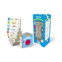 İngilizce Destekli Bilgi Dolu Minik Kütüphanem-9 Kitap Mavi Kutu- Sincap Kitap