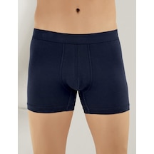 Şahinler 6 Lı Paket Likralı Boxer Lacivert Me031