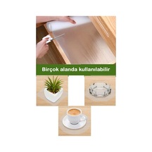 Kaymaz Kaydırmaz Tabak Altı Örtüsü - Eva Malzeme - 10 Metre X 45 Cm Plastik 45 X 125 Beyaz Tr Diğer