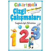 Ema Kitap Çıkartmalı Çizgi Çalışmaları Sayılar