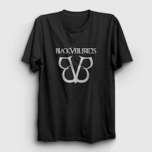 Presmono Unisex Logo Black Veil Brides T-shirt Siyah