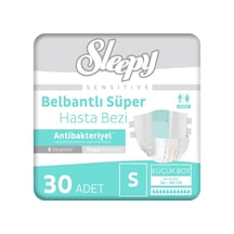 Sleepy Sensitive Süper Yetişkin Hasta Bezi Small 30 Adet S