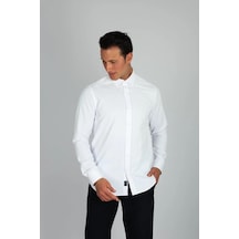 Lorenzo Mazzoli Soft Saten C 900 Beyaz Erkek Gömlek Beyaz Lorenzo Mazzoli Soft Saten C 900 Beyaz Erkek Gömlek Beyaz