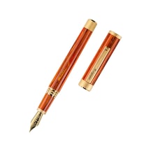 Montegrappa Zero Zodiac Leo Dolma Kalem, Sarı Altın IP Çelik, Çel