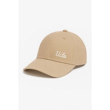 Ucla Neo Bej-beyaz Baseball Cap Nakışlı - Unisex Şapka Bej-beyaz
