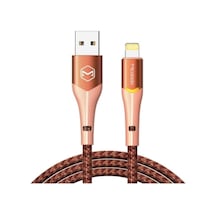 Mcdodo CA-7842 Çift Işıklı Led Switch 2A iphone Uyumlu Lightning Şarj Kablosu Turuncu 1
