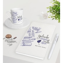 Kişiye Özel Öğretmenler Günümüz Kutlu Olsun Beyaz Defter Kalem Tü (470086182)