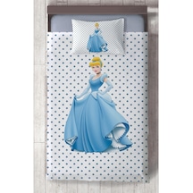 Mekta Home Bebek Ve Çocuk Odası Puantiyeli Prenses Kız Desenli Yatak Örtüsü