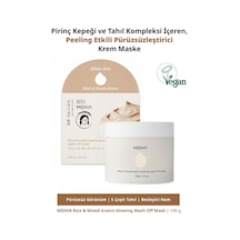 Pirinç İçeren Peeling Etkili Pürüzsüzleştirici Krem Maske Rice & Mixed Grains Glowing Wash Off Mask