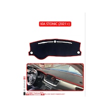 Kia Stonıc 2021+torpido Koruma Halısı Kırmızı Kenar
