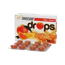Takecare Portakal Aromalı C Vitamini İçeren Drops 3 x 24 Pastil