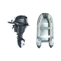 Marinport 3.70 Alüminyum Taban Şişme Bot + Yamaha 15 Hp Deniz Motoru