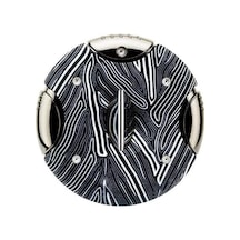 Lubinski Yuvarlak Puro Kesici V-cut Black Pattern 60ring Lb-339
