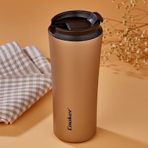 Cooker Starmug Mat Renkli Çelik Termos Bardak 400 ML