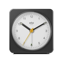 Braun Bc03bw Siyah-beyaz Klasik Seyahat Analaog Alarmlı Masa Saati Brn.bc03bw