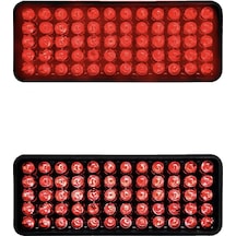 Knmaster Stop-450 Evrensel Dikdörtgen Kırmızı Ledli Motosiklet Ke
