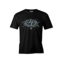 Pusula Siyah Erkek Tshirt