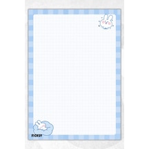 A4 Bloknot Kareli Defter - 50 Yaprak - Memopad - Notepad - Not Defteri - Not Kağıdı - 4131 Çok Renkli
