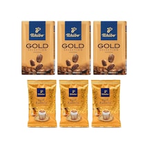 Tchibo Gold Filtre Kahve 3 x 250 G + Türk Kahvesi 3 x 100 G